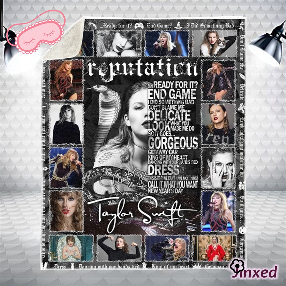 Reputation Taylor Swift Fleece Blanket 